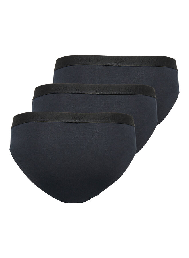 Kids Only - Lola 3-pack logo briefs – Black