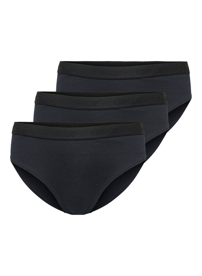 Kids Only - Lola 3-pack logo briefs – Black