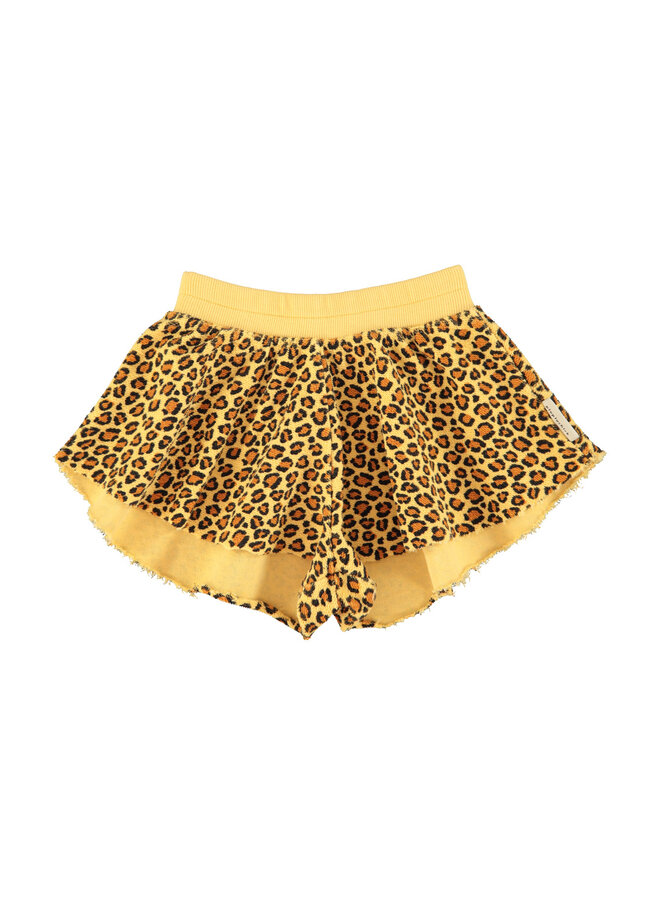 Shorts - Mustard animal print