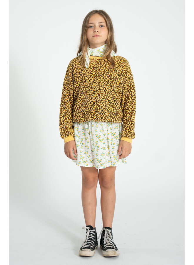 Piupiuchick - Sweatshirt - Mustard animal print