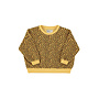 Piupiuchick - Sweatshirt - Mustard animal print