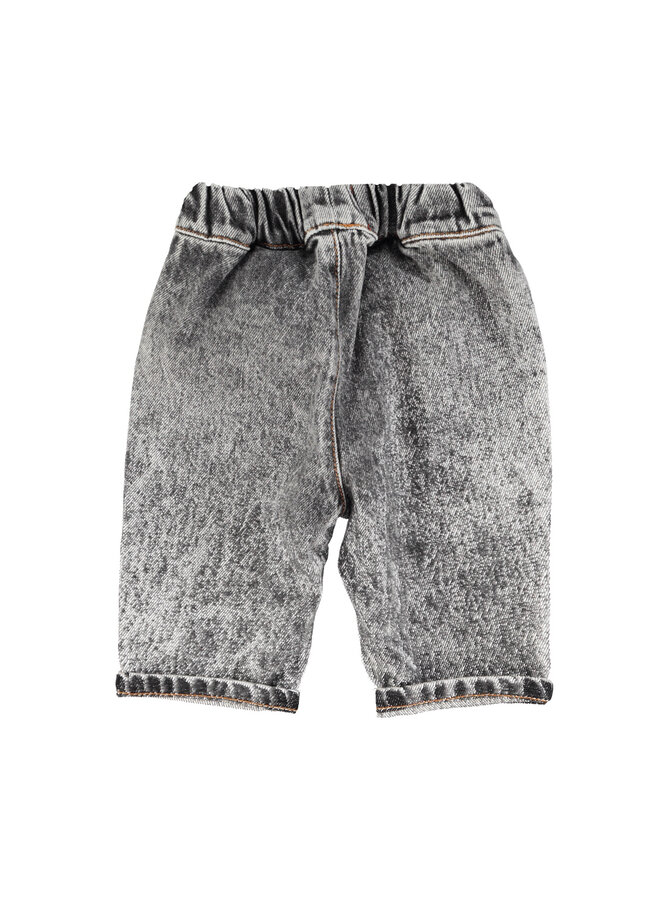 Piupiuchick - Baby trousers - Washed black denim