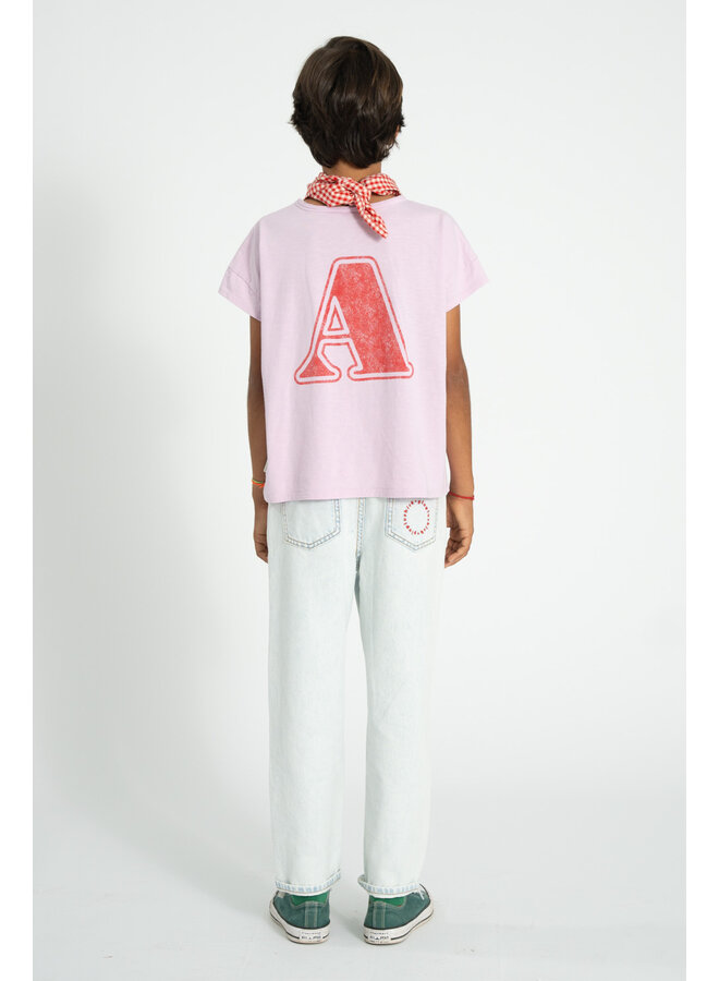 Piupiuchick - Unisex trousers - Washed light blue denim