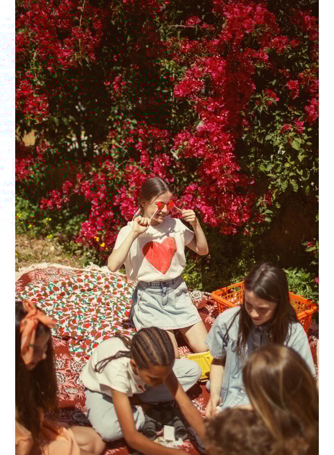 Piupiuchick - Short skirt - Blue light denim