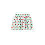 Piupiuchick - Short skirt - Light blue w/ red hearts allover