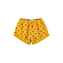 Piupiuchick - Shorts w/ fringes - Mustard w/ red hearts allover