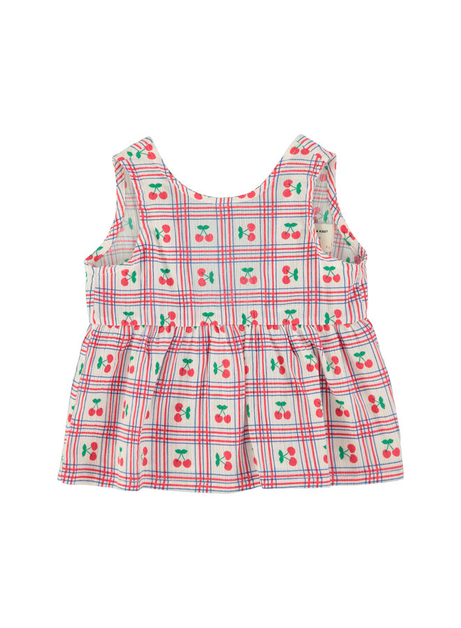 Top - Ecru w/ cherries allover