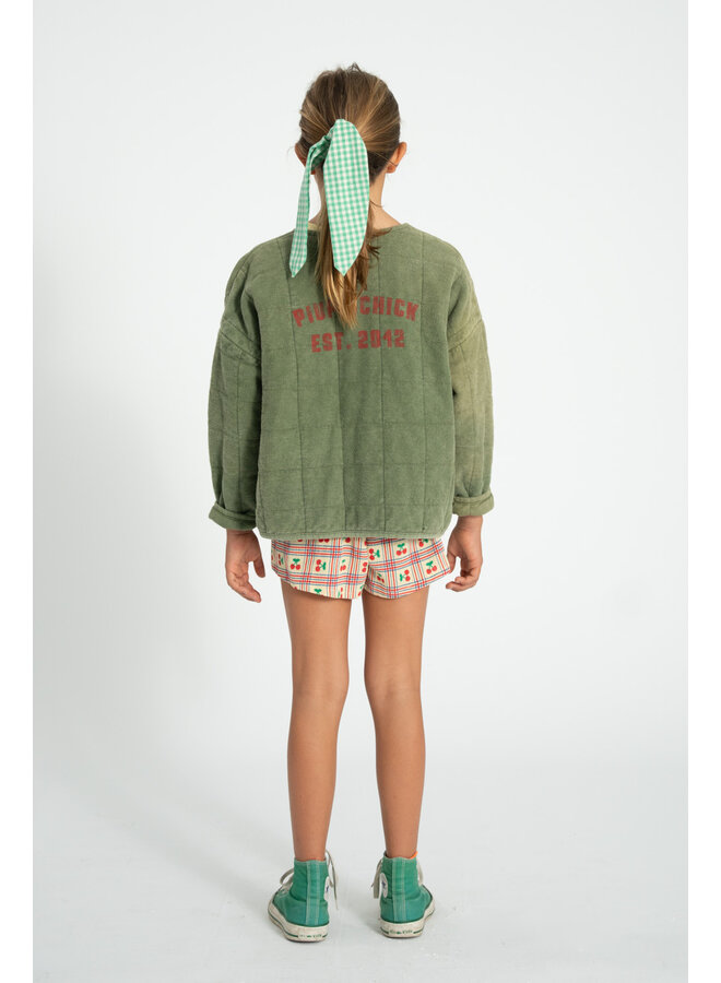 Piupiuchick - Shorts - Light yellow w/ cherries allover