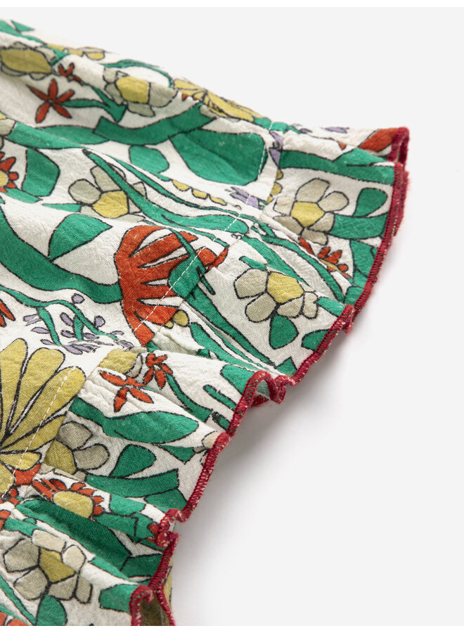 Bobo Choses - Color herbalist all over woven shorts - Offwhite