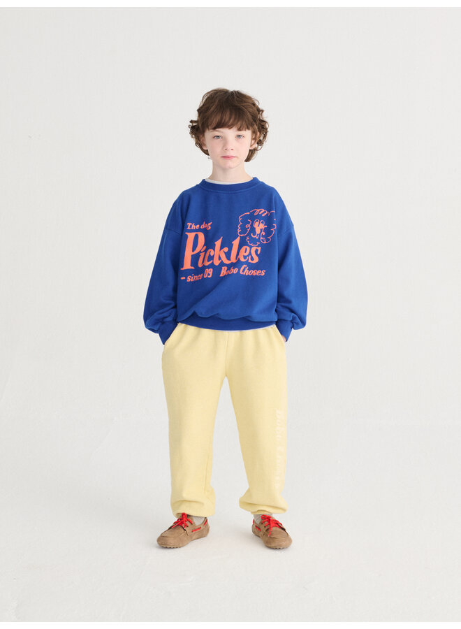 Bobo Choses - Pickles the dog sweatshirt - Midnight blue