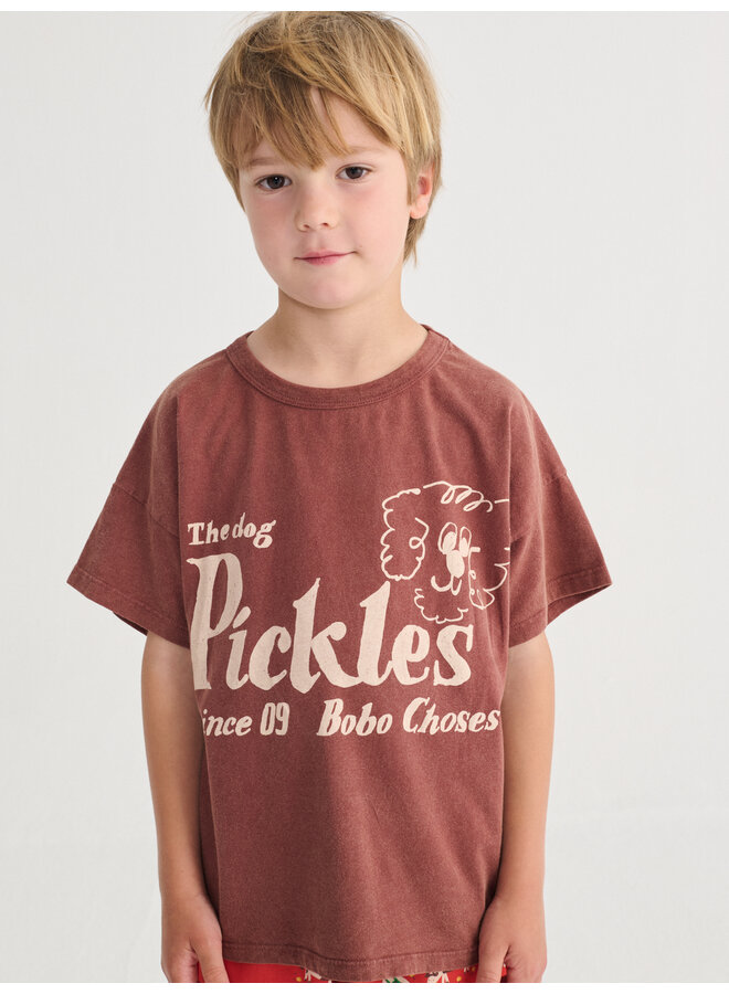 Bobo Choses - Pickles the dog t-shirt - Brown