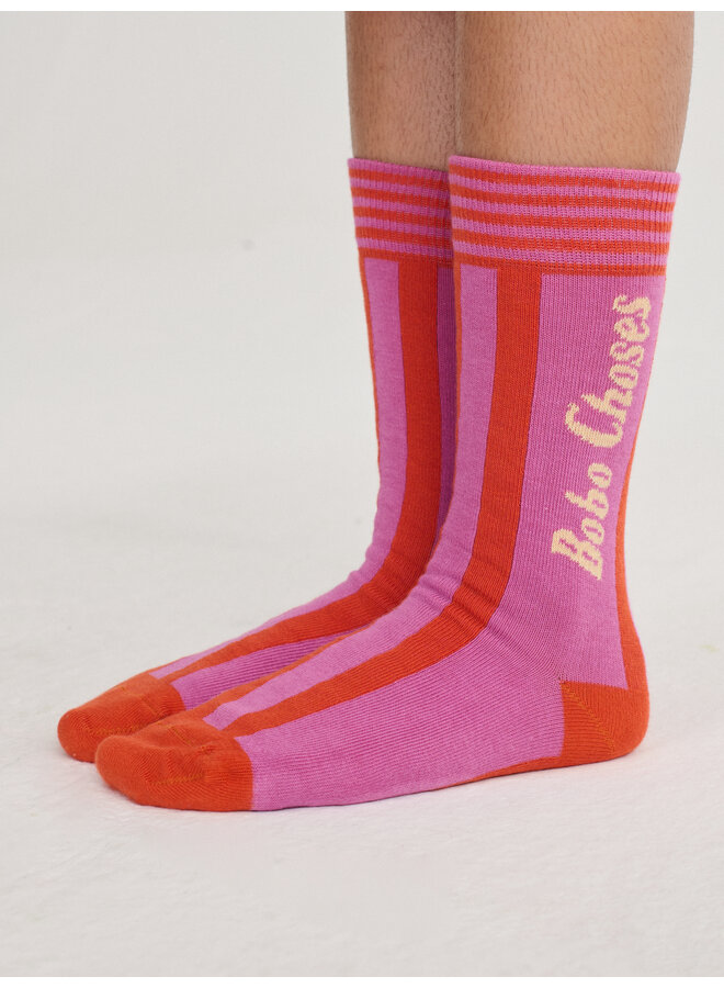 Bobo Choses - Bobo Choses long socks - Purple