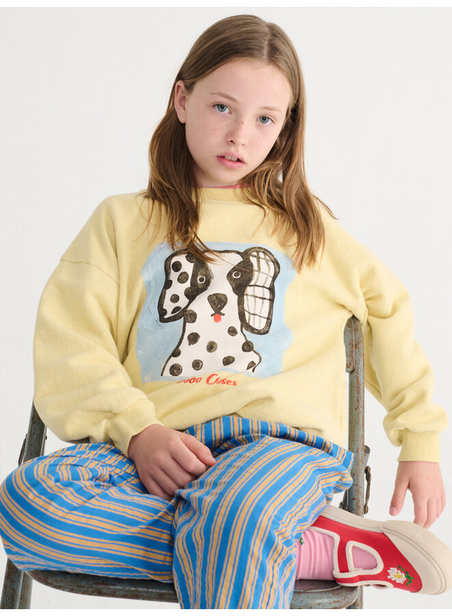 Bobo Choses - Van dog sweatshirt - Yellow