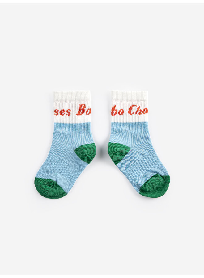 Bobo Choses - Bobo choses short socks - Light blue
