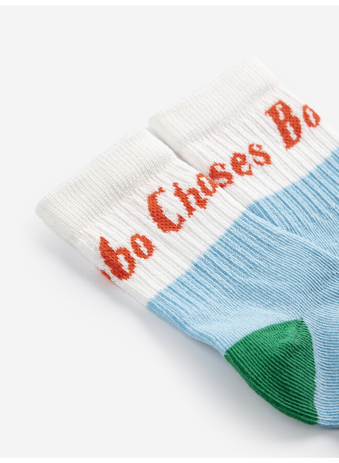Bobo Choses - Bobo choses short socks - Light blue