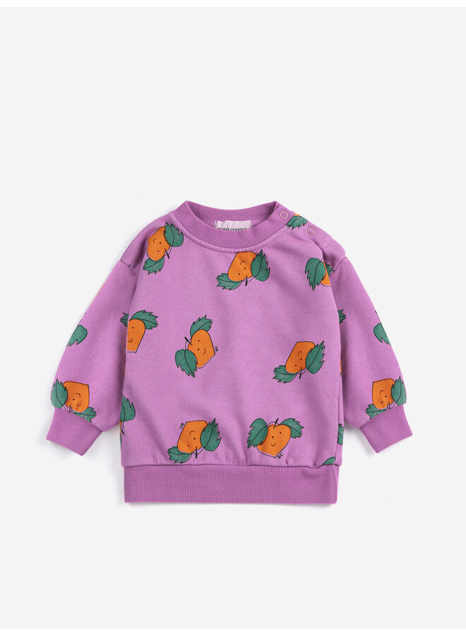 Bobo Choses -Tangerine all over sweatshirt - Fuchsia