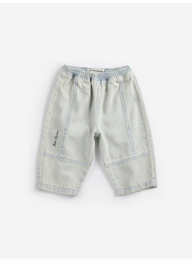Bobo Choses - Bobo Choses denim pants - Light blue
