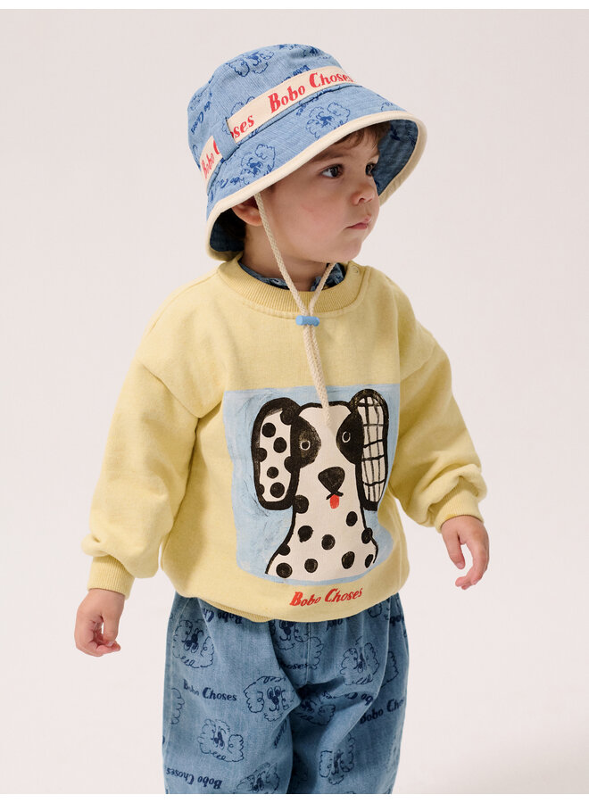 Bobo Choses - Van dog sweatshirt - Yellow