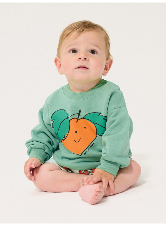 Bobo Choses - Tangerine sweatshirt - Green