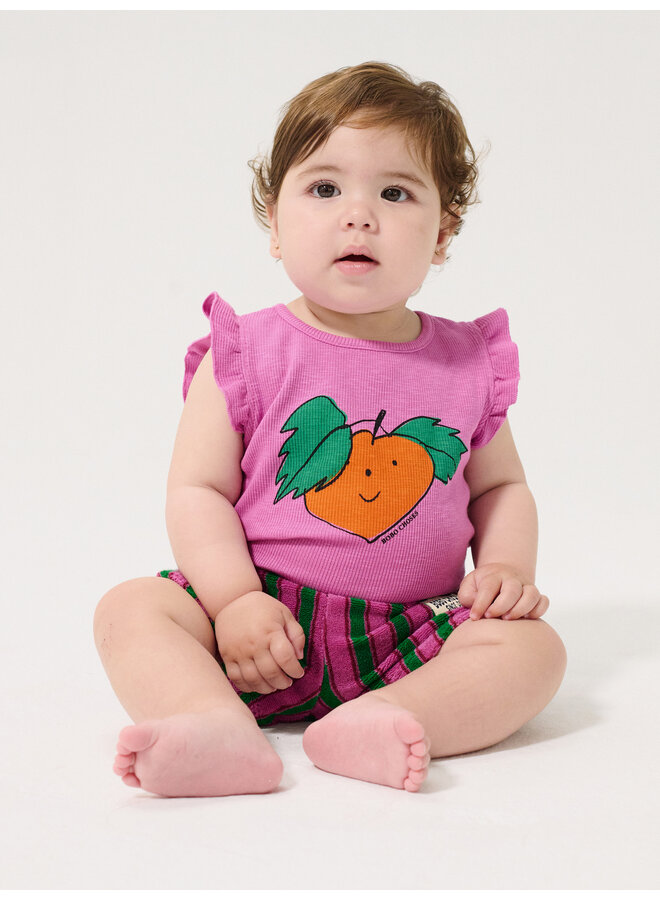 Bobo Choses - Striped terry cloth shorts - Multicolor