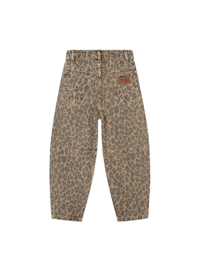 Charlie Petite - Lou balloon jeans - Tiger print