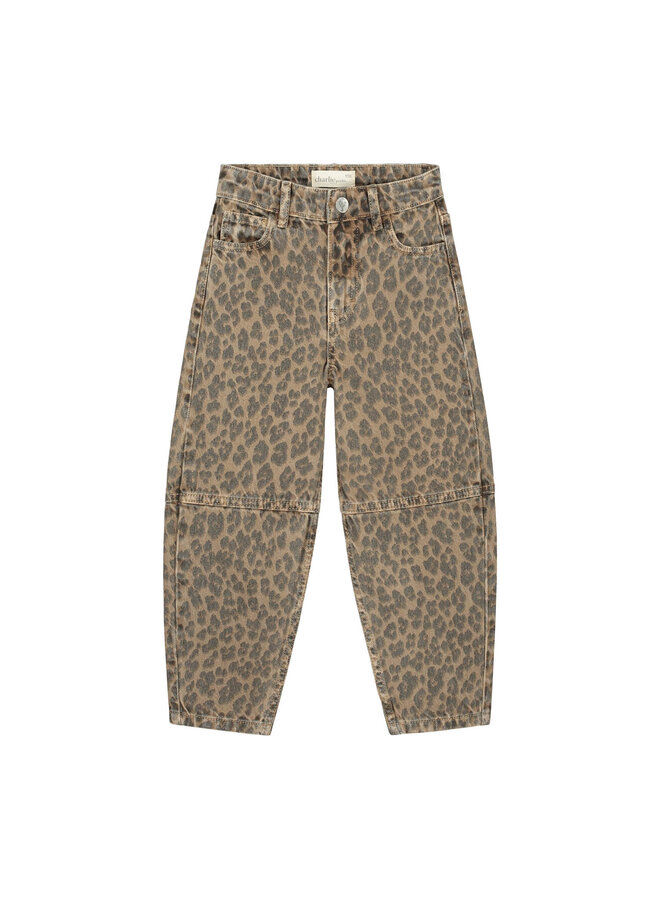 Lou balloon jeans - Tiger print