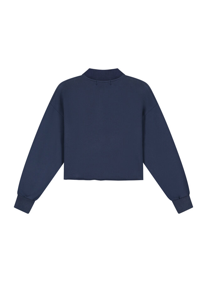 Charlie Petite - Pixy polo sweater - Navy