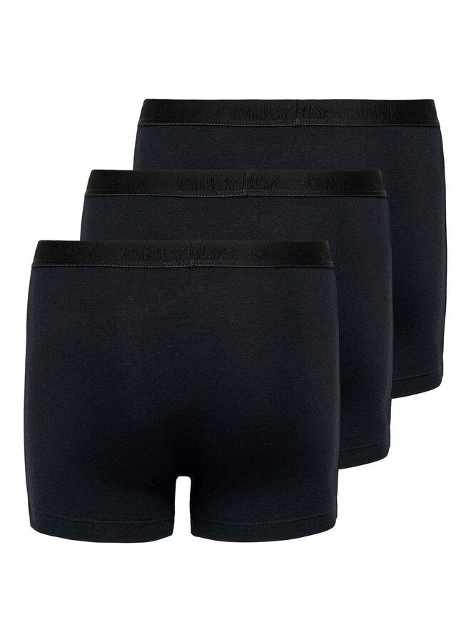 Kids Only - Lola 3-pack logo hipster – Black