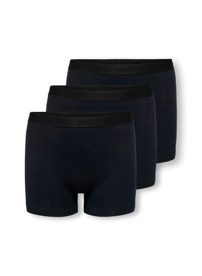 Lola 3-pack logo hipster – Black