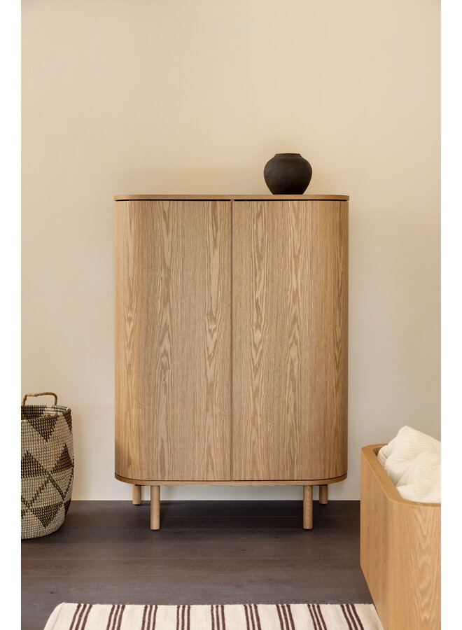 Quax - Yume kast ronde deuren - Natural ash