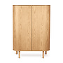 Quax - Yume kast ronde deuren - Natural ash