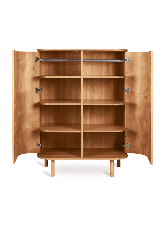 Quax - Yume kast ronde deuren - Natural ash