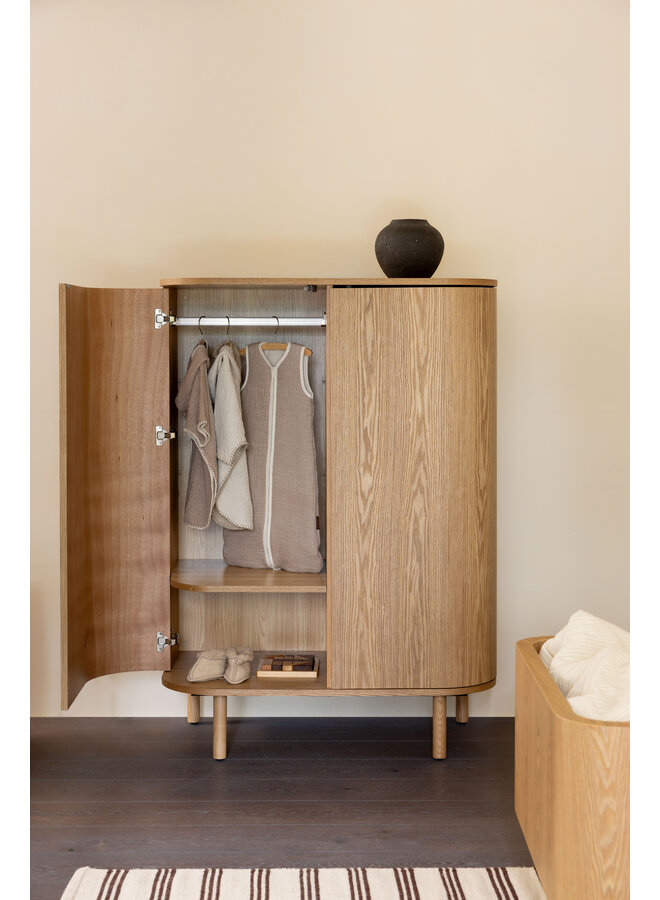 Quax - Yume kast ronde deuren - Natural ash