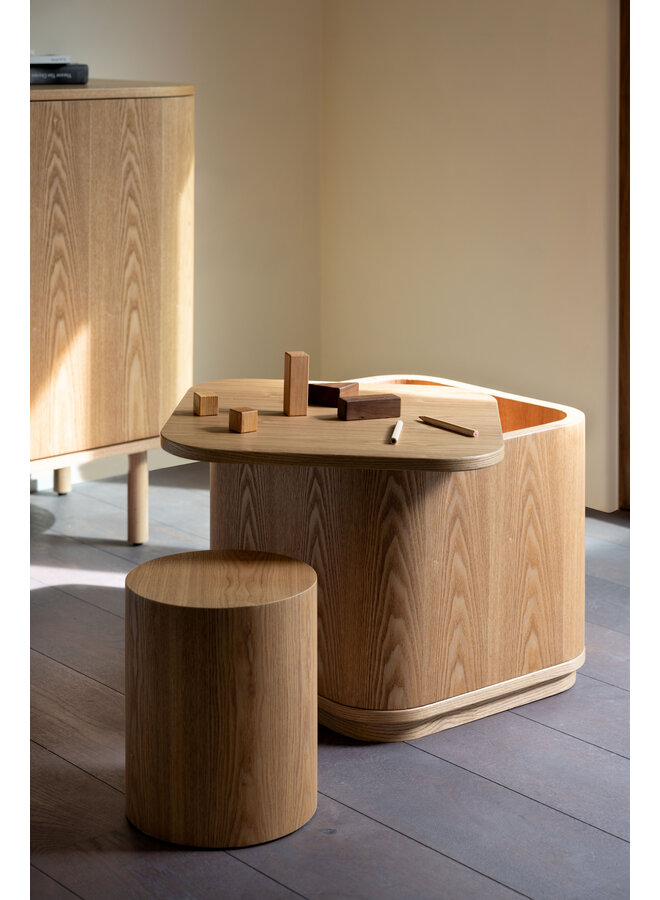 Quax - Yume kids storage table - Natural ash