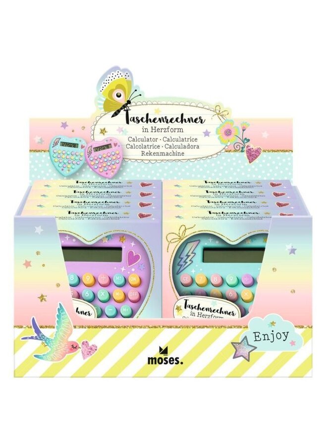 Moses - 26271 - Flower & friends rekenmachine hart