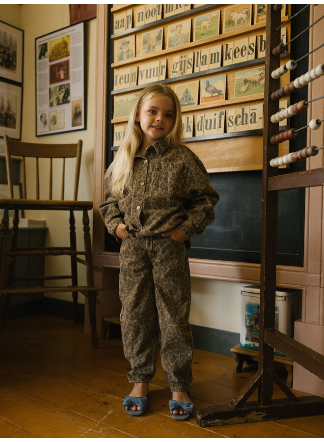 Charlie Petite - Lou balloon jeans - Tiger print