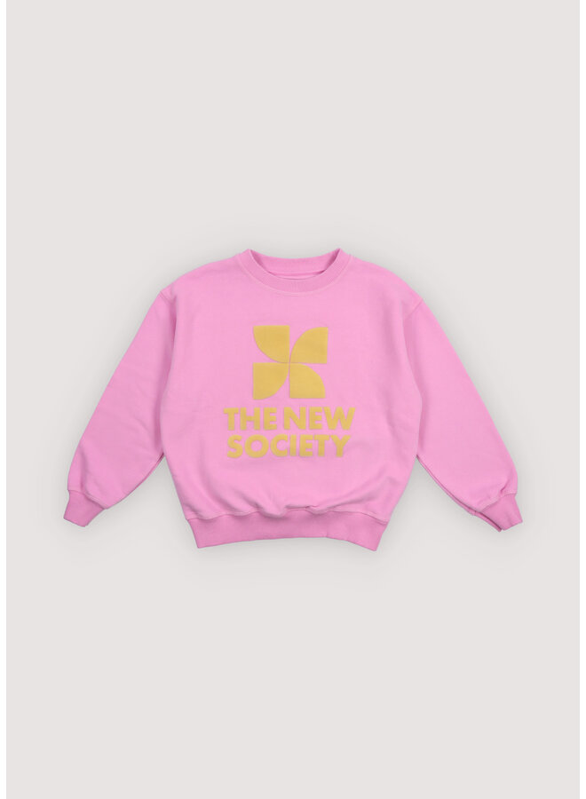 The New Society - TNS logo sweatshirt - Pink lavander