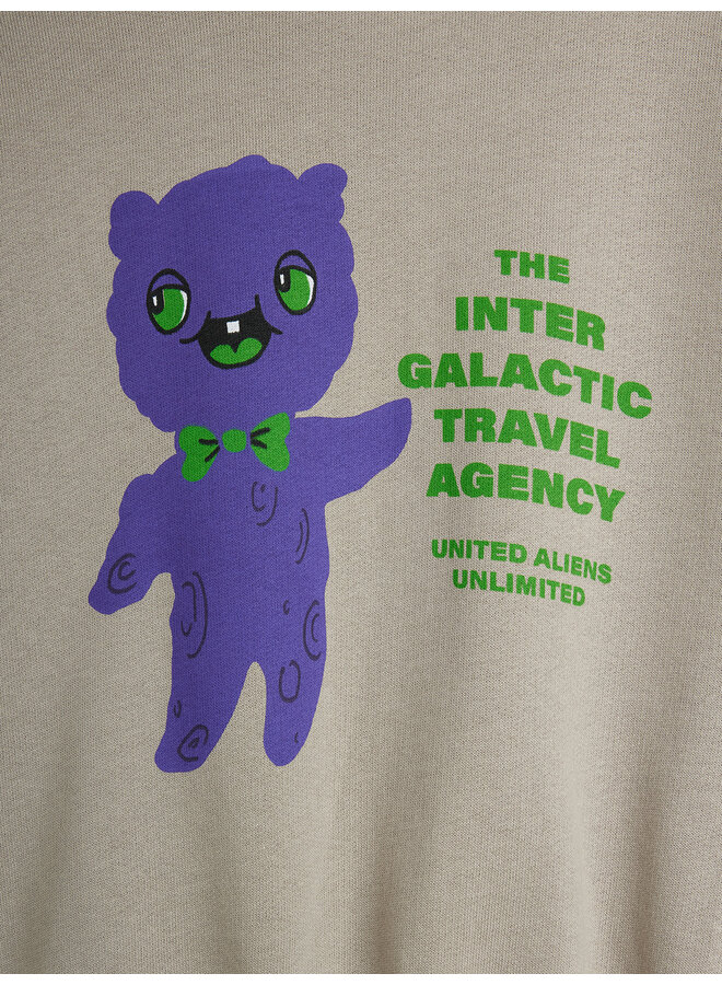 Mini Rodini - Alien travel agency sp sweatshirt - Grey
