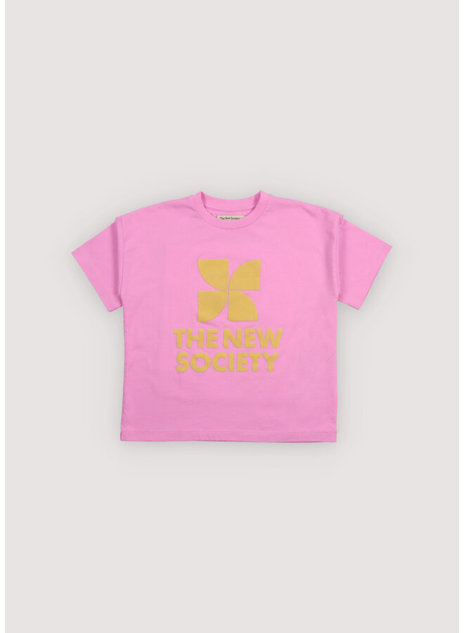 The New Society - TNS logo t-shirt - Pink lavander