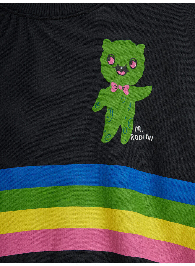 Mini Rodini - Alien stripe sp sweatshirt - Black