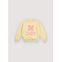 The New Society - TNS logo sweatshirt - Soft lemon