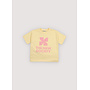 The New Society - TNS logo t-shirt - Soft lemon