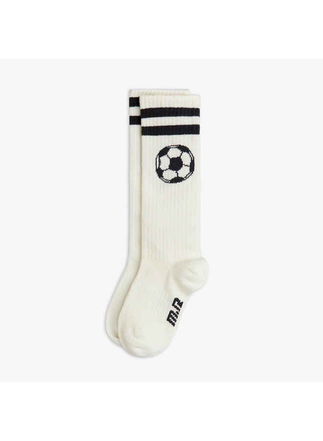 Football knee-high socks - Off-white