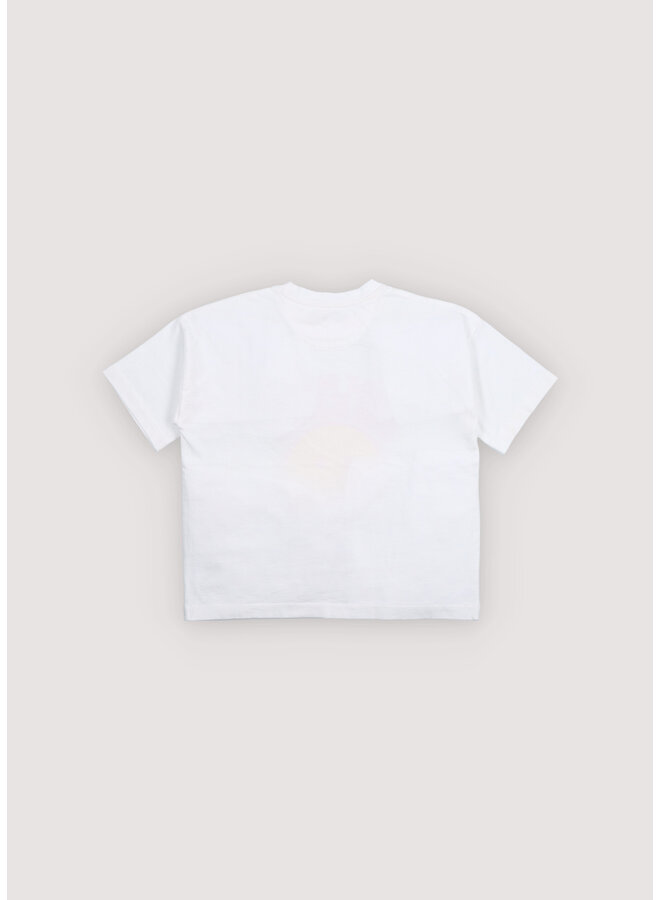 The New Society - Smiley t-shirt - Pure cloud