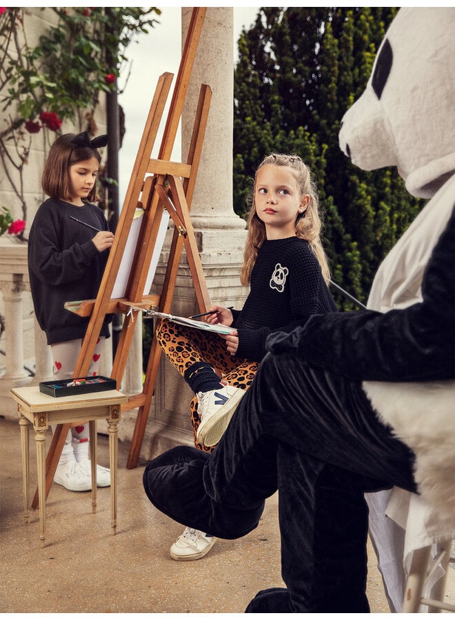 Mini Rodini - Basic leopard leggings - Beige