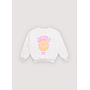 The New Society - Smiley sweatshirt - Pure cloud
