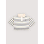 The New Society - Acacia polo - Ecru stripes