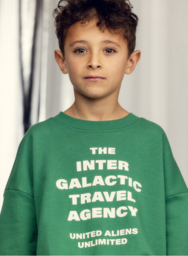 Mini Rodini - Travel agency sp sweatshirt - Green