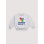 The New Society - TNS logo sweatshirt - Light grey melange