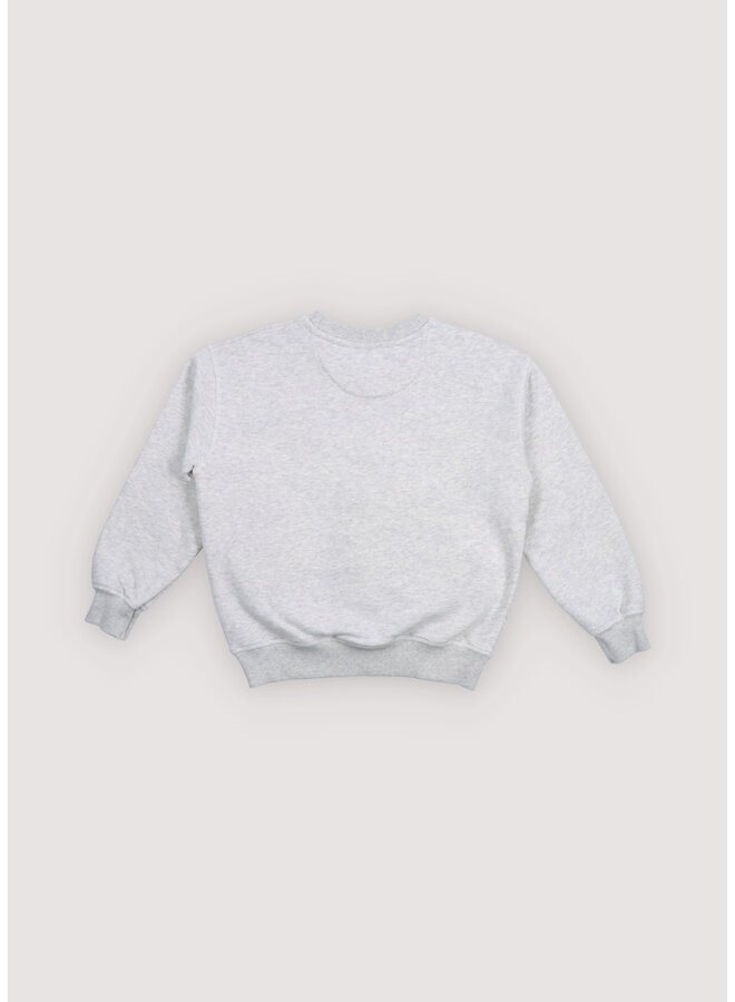 The New Society - TNS logo sweatshirt - Light grey melange
